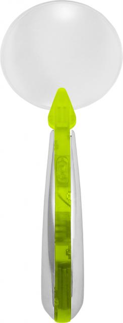 GP-019 Rimless Magnifier - Translucent Lime - Top View