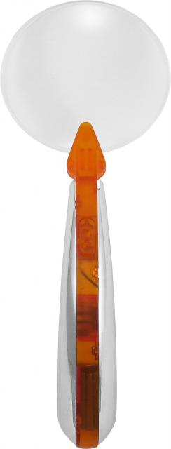 GP-019 Rimless Magnifier - Translucent Tangerine - Top View