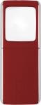 GP-01 Pocket Magnifier - Opaque Cherry - Top View - Closed