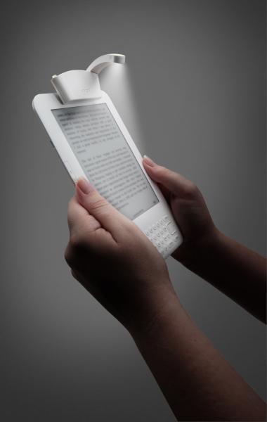 Kindle in Hands White